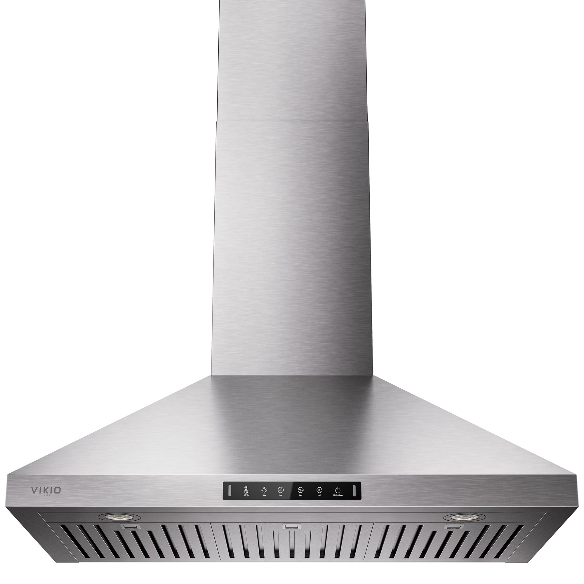 VIKIO HOME Wall Mount 36 Inch Range Hood 900 CFM, Ductless/Ducted Convertible Kitchen Hood, 3-speed Gesture Sensing & Touch Control, Stainless Steel Kitchen Vent Hood with Permanent Baffle Filters