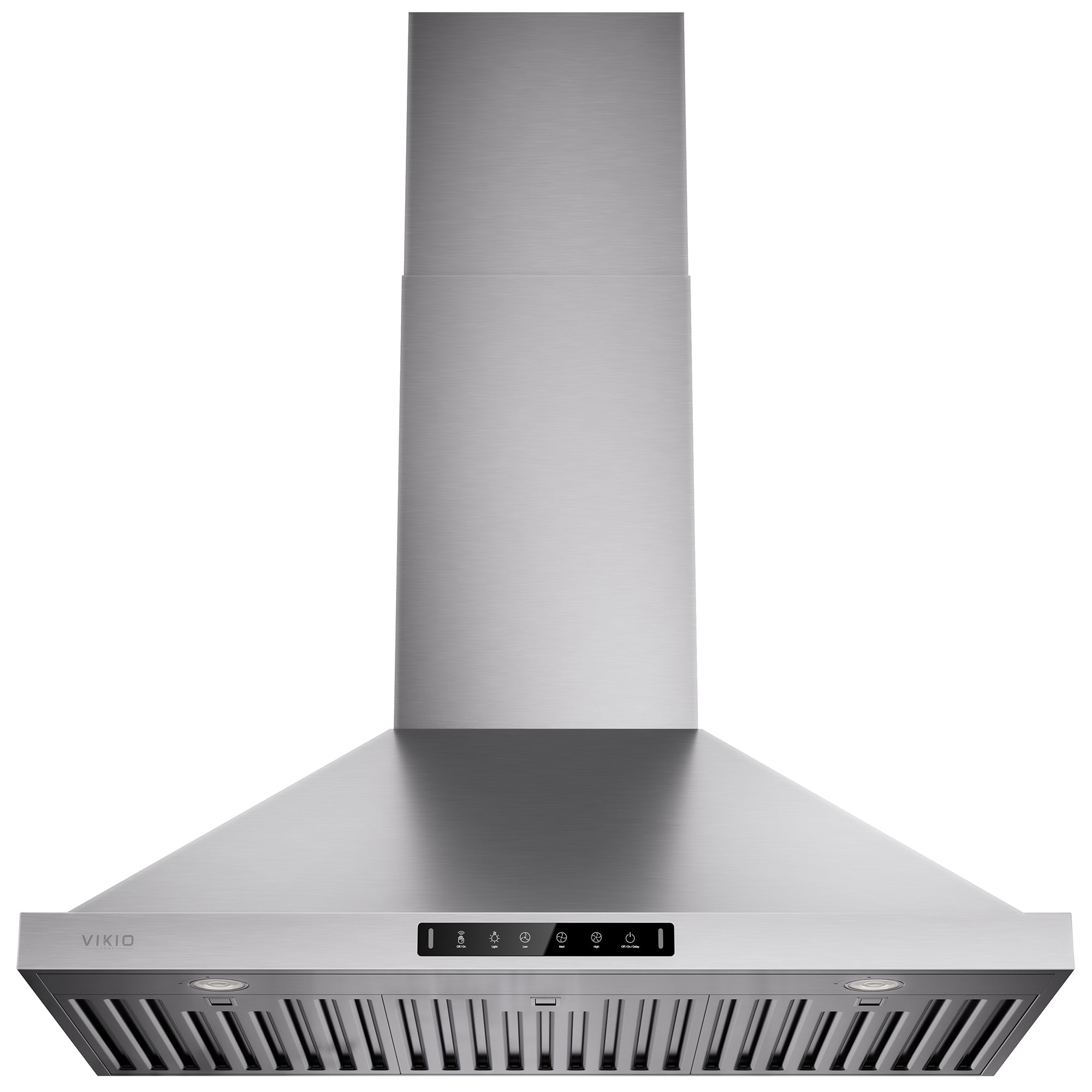 VIKIO HOME 36 inch Pro Wall Mount Range Hood 980CFM, Direct 3 Speed Panel with Gesture & Touch Control, Ducted/Ductless Stainless Steel Kitchen Vent Hood, Delay Shut-Off, Includes Duct & Filter