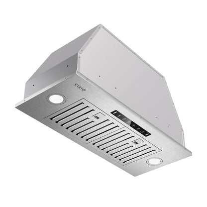 VIKIO HOME Range Hood Insert 30 Inch, 980 CFM Built-in Kitchen Vent Hood, Ducted/Ductless Convertible, Stainless Steel Range Hood with Gesture & Touch Control, Kitchen Hoods for Over Stove