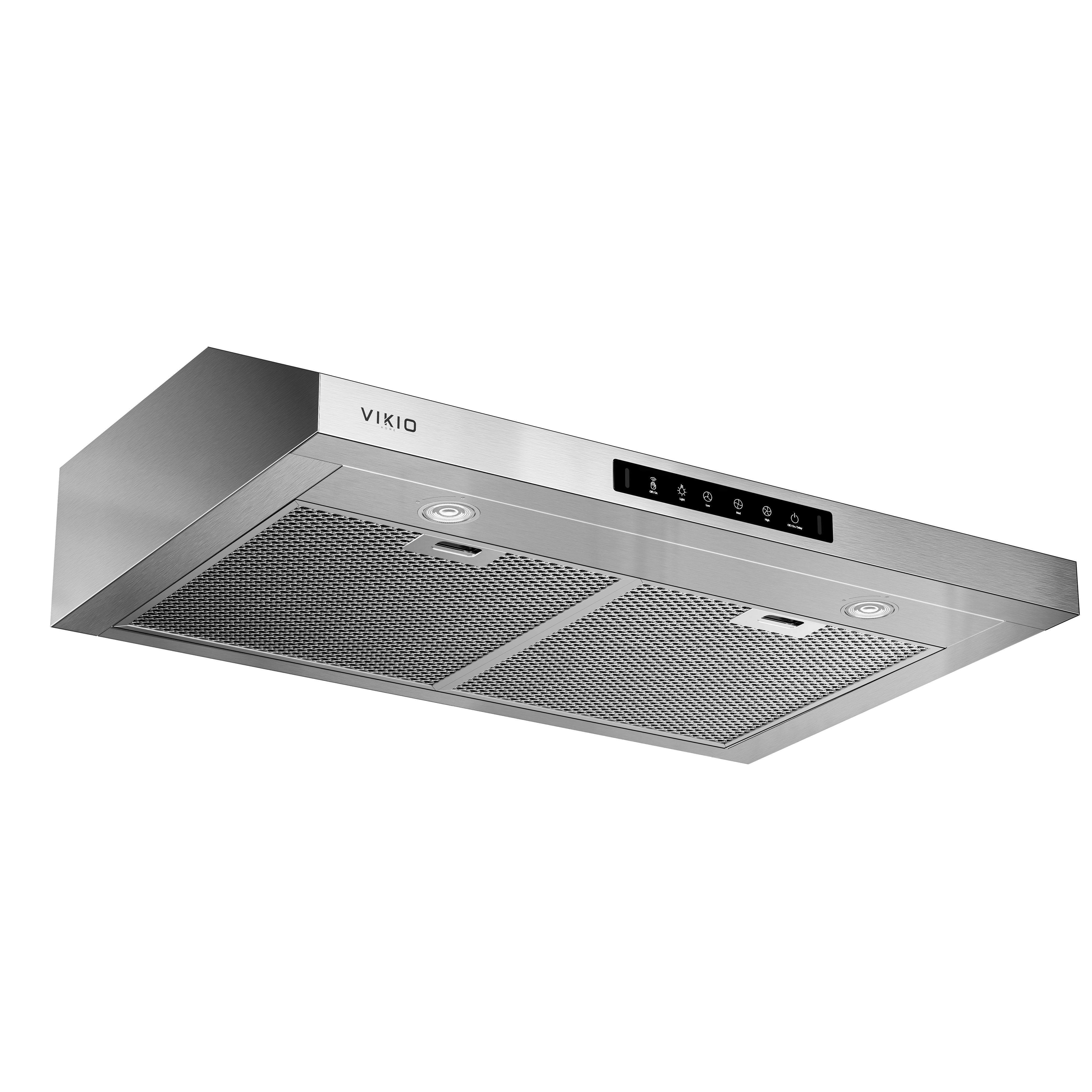 VIKIO HOME Range Hood 30 Inch Under Cabinet, 900CFM Stainless Steel Kitchen Stove Vent Hood, Touch/Gesture Control, 3 Speed Exhaust Fan, LED Lights, Reusable 5-Layer Aluminum Filters