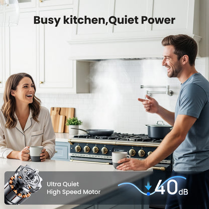 VIKIO HOME Range Hood Insert 30 Inch,Built-in Kitchen Hood with 980 CFM, Ducted/Ductless Convertible Duct,Stainless Steel Kitchen Vent Hood/Gesture/Touch Control, 2 Pcs Baffle Filters with Handlebar